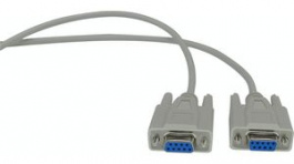 RND 765-00028, D-Sub Cable 9-Pin Female-Female 3 m Grey, RND Connect