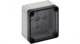 11100301, Plastic Enclosure Without Knockouts, 94 x 94 x 57 mm, Polystyrene, IP66, Grey, Spelsberg