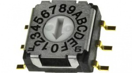 428542320816, Rotary DIP Switch Arrow-Shaped Slot 16-Pos Gull Wing, WURTH Elektronik