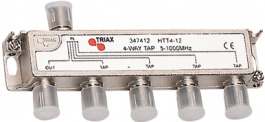 347412, Tap-off unit 5...1000 MHz 12 dB x 4, Triax