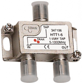 347108, Tap-off unit 5...1000 MHz 8 dB x 1, Triax