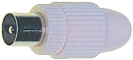 44 A, Coaxial connector, screw terminal, screened, -