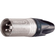 NC3MXX Вилка; XLR; "папа"; PIN:3; прямой; на провод; пайка; 3,5?8мм; 16А