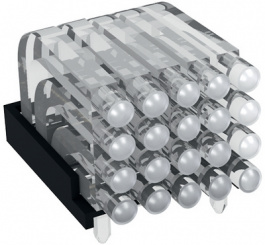 1296.2054, Светодовод для LED; круглая; O2мм; Кол-во мод: 20, Mentor