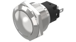 82-6171.1000, Pushbutton Switch, 1CO, Momentary Function, Silver, EAO