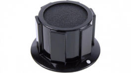 FC1601, Rotary Knob 25.4 x 15.1 mm Black, Cliff