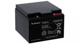 YPC26-12, Lead-acid battery 12 V 26 Ah, Yuasa