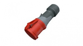 14112, CEE Socket 5P 16mm² 63A IP44 400V Red, Mennekes