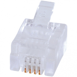 900750035, Modular plug short RJ12 6P4C unshielded, Molex