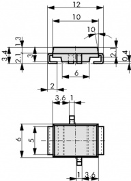 SMV-R033, Precision resistor, SMD 0.033 Ohm 5 W +- 1 %, ISABELLENHUTTE