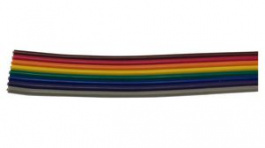 RND 475-00814, Ribbon Cable, PVC Poles 8x 0.75mm2 Unscreened 30m, RND Cable