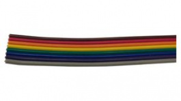 RND 475-00814 [30 м], Ribbon Cable, PVC Poles 8x 0.75mm2 Unscreened 30m, RND Cable