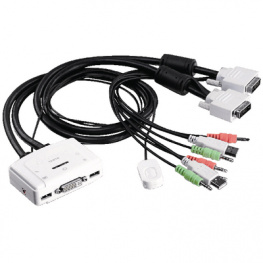 TK-214I, KVM Switch DVI 2-Port DVI-D USB, Trendnet