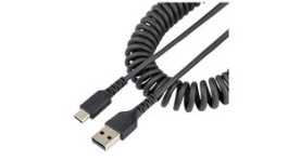 R2ACC-50C-USB-CABLE, Charging Cable USB-A Plug - USB-C Plug 500mm USB 2.0 Black, StarTech.com