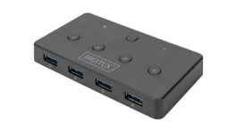 DA-73301, USB Switch, Inputs 2, Outputs 4, USB-A Socket - USB-A Socket, ASSMANN