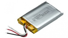 ICP622540PMT, Lithium Ion Polymer Battery Pack 600mAh 3.7V, Renata