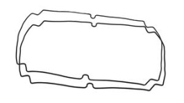 1554YGASKET, Прокладка; HM-1554Y; для корпусов, Hammond