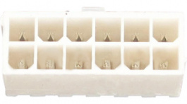 39-28-8120, Гнездо; провод-плата; "папа"; Mini-Fit Jr; 4,2мм; PIN:12; THT; 9А, Molex