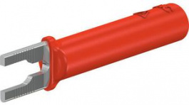 23.0480-22, Cable Lug Adapter 4mm Red 20A 1kV Nickel-Plated, Staubli (former Multi-Contact )