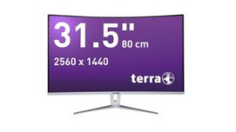 3030031, Curved Monitor, Greenline Plus, WQHD (2560 x 1440), 16:9, 31.5^, LED, Terra