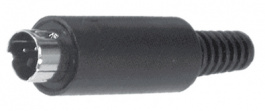 MD03PZ, Cable connector, Mini-DIN 3 -pin Mini-DIN 3 Soldering Connec, Deltron swiss