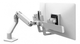 45-476-216, Desk Mount Dual LCD Monitor Arm, 32", 100x100/75x75, 15.9kg, White, Ergotron