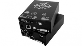 ACX1K-14A-SM, DKM Compact Extender Kit, DVI-D / 2x USB 2.0 / 2x USB type A / Audio / RS232, 10, Black Box