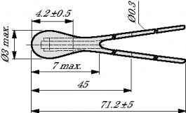 B57561G1103F005, Thermistor, TDK-Epcos