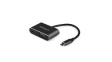 CDP2HDVGA Adapter, USB-C Plug - HDMI Socket/VGA Socket