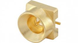 19S144-40ML5, PCB Plug ''Catchers Mit'' Straight SMP 50 Ohm, Rosenberger connectors