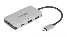 ACH228EU, USB Hub 2x USB 3.0 Type-A/2x USB 3.0 Type-C - USB C Plug, Targus