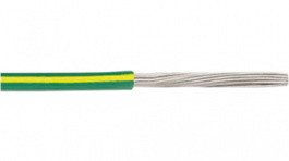 6714 GY [30 м], Stranded wire, 600 V, mPPE, 20 AWG, 0.52 mm2, green/yellow, PU=30 M, Alpha Wire