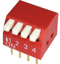 RND 210-00168, DIP switch 4P, RND Components