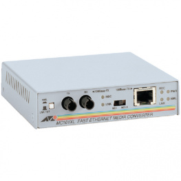 AT-MC101XL, Converter RJ45 100-100FX ST/MM, Allied Telesis