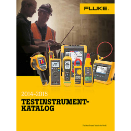 12133-swe, Fluke test instrument catalogue, Fluke