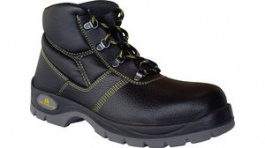 JUMP2SPNO44, Essential Leather Safety Boots Size=44 Black, Delta Plus