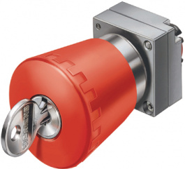 3SB35001BA20, Переключатель: аварийной остановки с ключом; 2; 22мм; красный, Siemens