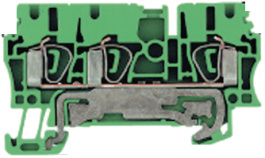 ZPE 1.5/4AN GNYE, Terminal block yellow/green 0.5...1.5 mm2, Weidmuller