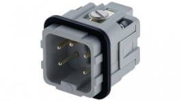 C146 10A004 002 4, Pin insert, 4p+E, C 146 A, Amphenol