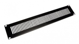 26.99.0320, 19" Server Rack and Cabinet Blank Vented Panel 88 x 483mm Steel 2U Black, Value