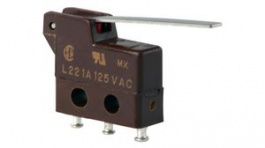 313SX2-T, Микропереключатель SNAP ACTION; точное выполнение,с рычагом, Honeywell