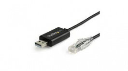 ICUSBROLLOVR, Cisco USB Console Cable USB-A - RJ45 Black, StarTech.com