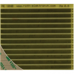 RE1040, 12 contact rails, self-adhesive, 0.80 mm pitch, Roth Elektronik