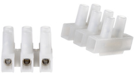 500 SK II/ 3 MDS, Terminal block protection class ii 0.5...2.5 mm2, 3 poles white, Adels Contact