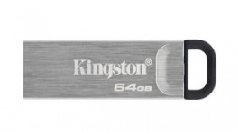 DTKN/64GB, USB Stick, DataTraveler Kyson, 64GB, USB 3.2, Silver, Kingston