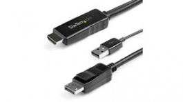 HD2DPMM3M, USB Powered Video Cable, HDMI Plug - DisplayPort Plug, 3840 x 2160, 3m, StarTech.com