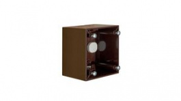 911512501, Wall Box Glossy INTEGRO Wall Mount 59.5 x 59.5mm Brown, Berker