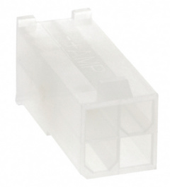 1586000-4, Male crimp housing 4P, TE Connectivity
