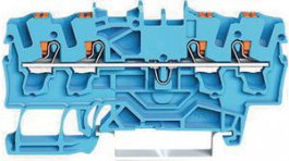 2202-1404, Feedthru Terminal, Cage Clamp, 4 Poles, 0.25 ... 4mm\x1a, Wago