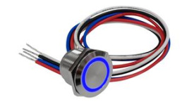 RND 210-00763, Illuminated Capacitive Touch Switch, Momentary Function 1.5 A 30 VDC 1CO IP68, RND Components